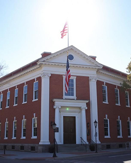 Historic civic building in the Town of Orange, Virginia.